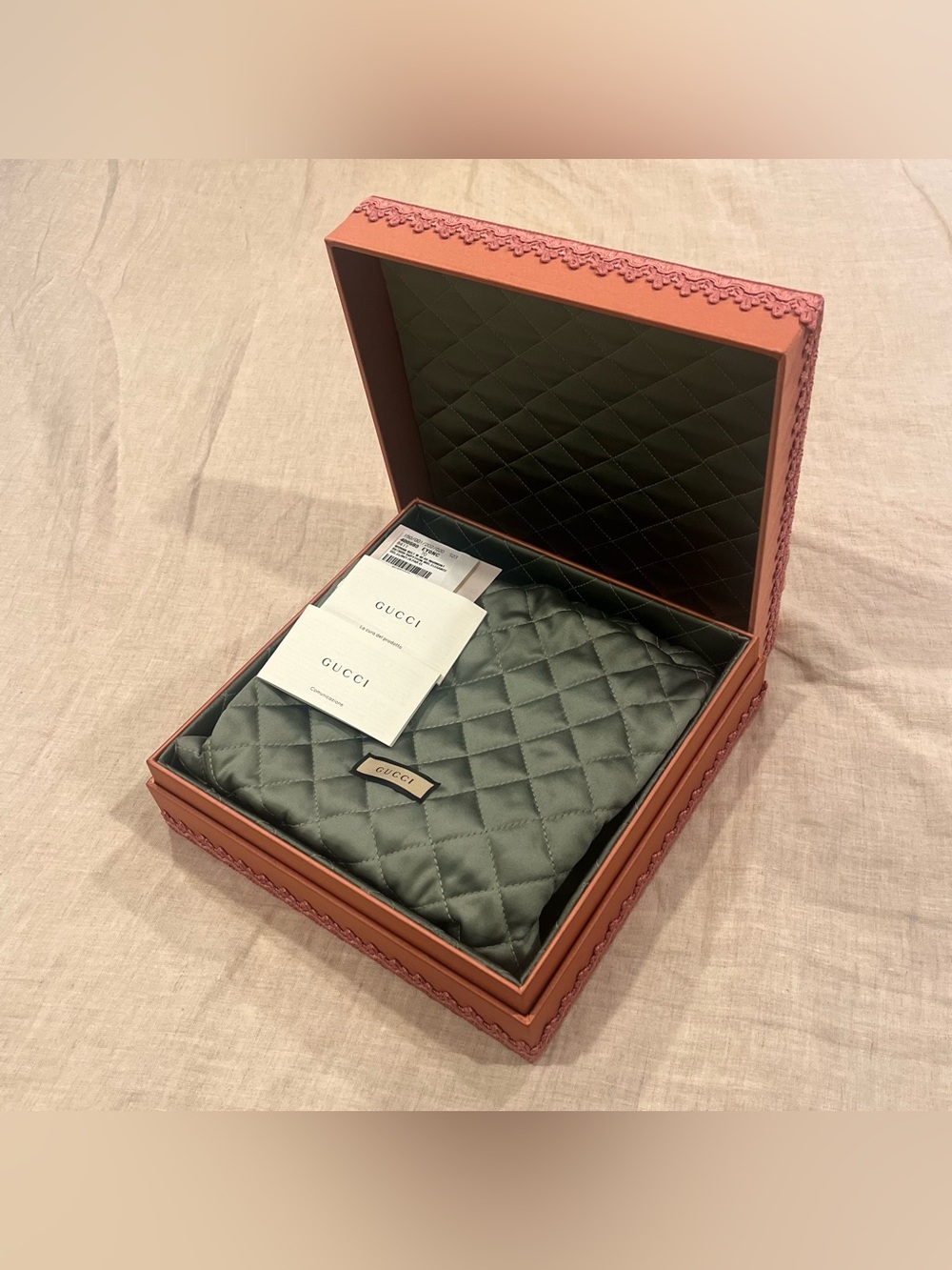 Gucci $2400 Exotic Ostrich/Python GG Marmont Belt, Size 70, 400593 - Picture 13 of 15